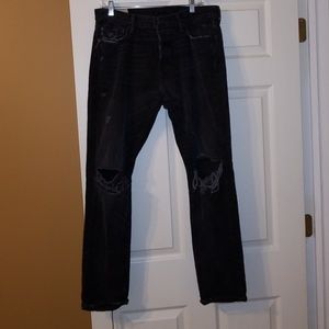 Black Skinny Jean - Abercrombie and Fitch - 34x32